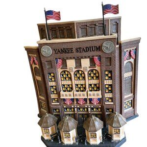 VTG 2001 Dept 56 Yankee Stadium Christmas In The City Box Light MLB Baseball NY